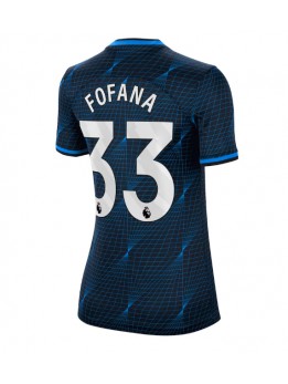 Ženski Nogometna dresi replika Chelsea Wesley Fofana #33 Gostujoči 2023-24 Kratek rokav